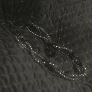 Weiss ladybug pin and 6 strand necklace